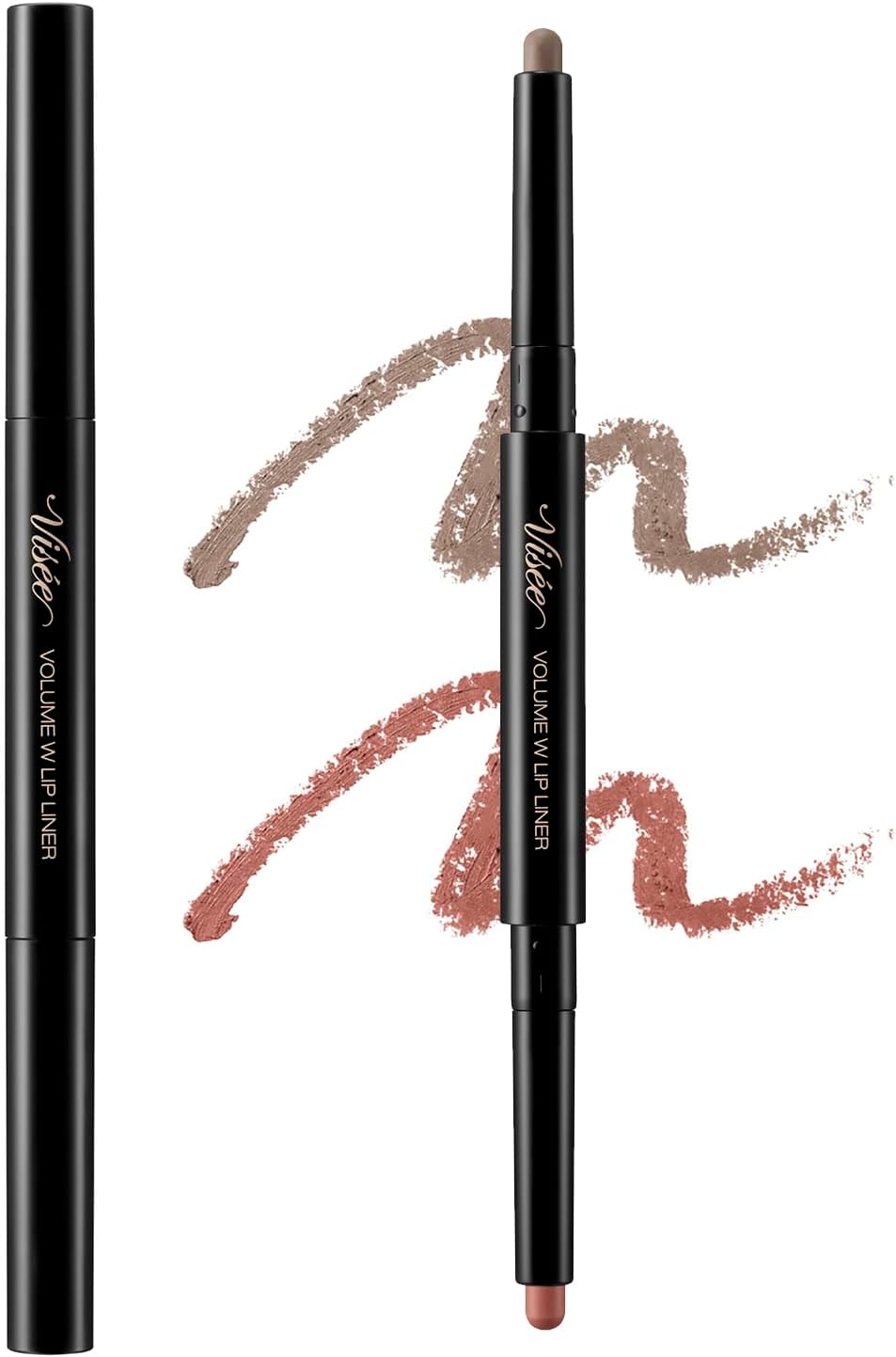 ヴィセ ボリューム Wリップライナー 01 ピーチベージュ ウォームブラウン　群馬倉庫