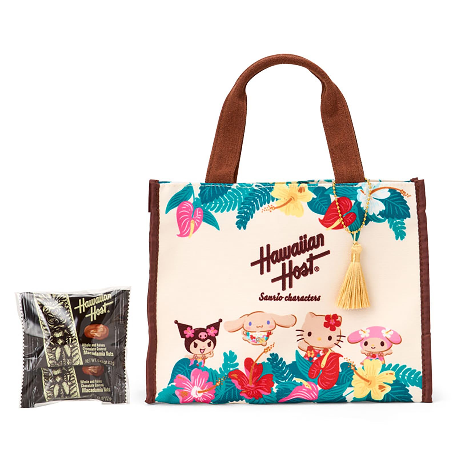 ハワイアンホースト マカダミアナッツチョコレート＆手提げバッグ サンリオキャラクターズ 594679　千..