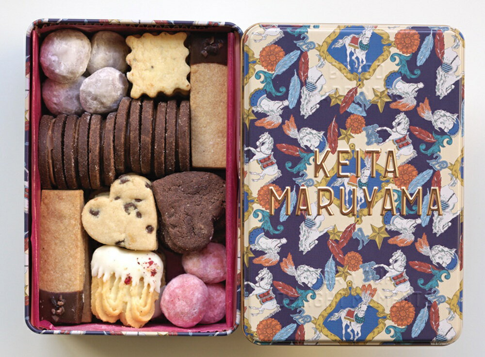 ケイタ マルヤマ チョコレートクッキー缶　Eternity Blue　バレンタイン　数量限定　板橋倉庫