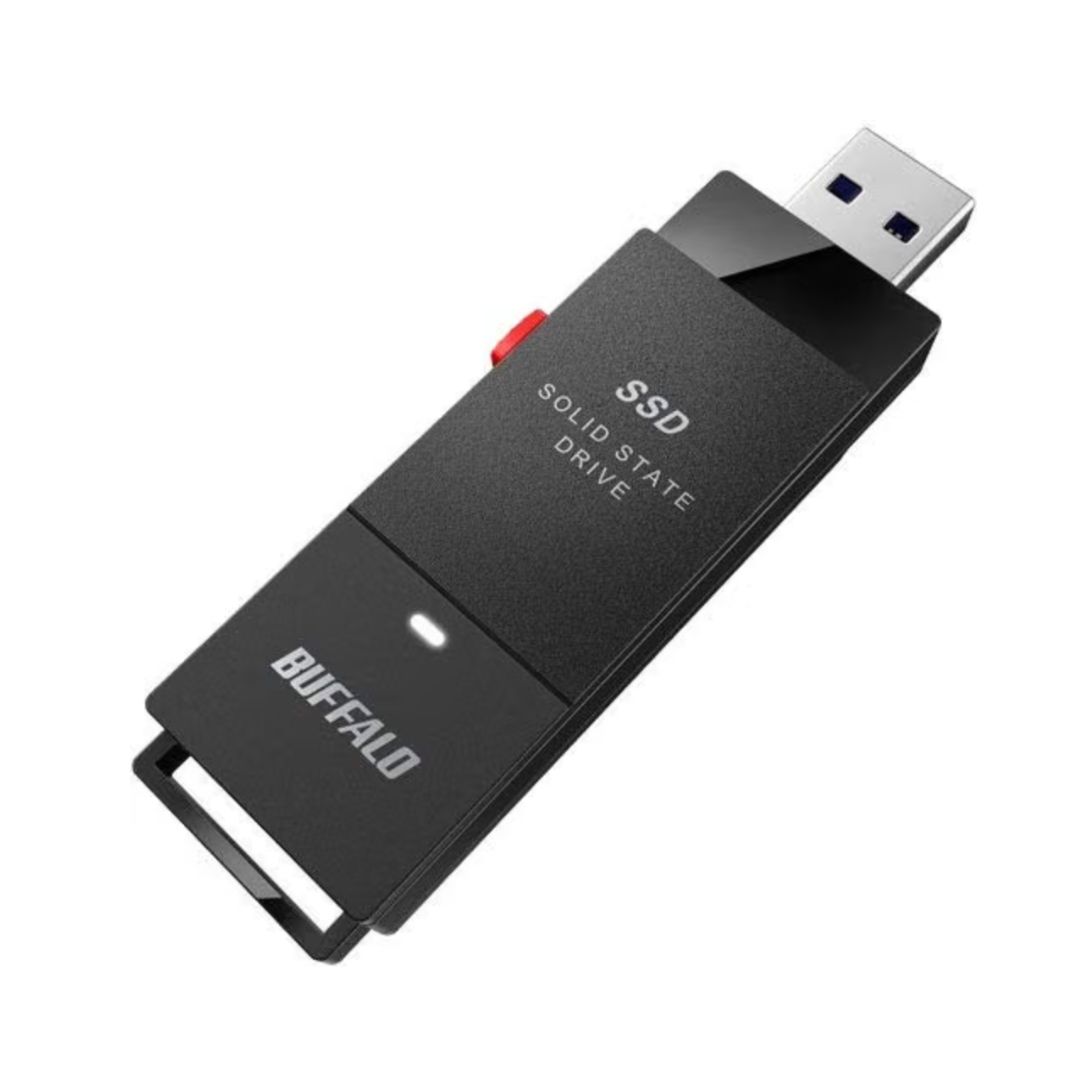 バッファロー SSD-PUT500U3-BKA TV対応 PC向USB3.2 Gen1 スティック型外付SSD 広島南倉庫