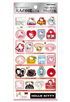 ハローキティ クロニクル編 サンリオ 大人の図鑑シール シール カミオジャパン シ...