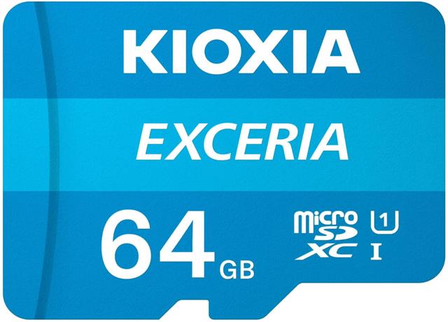 KIOXIA(キオクシア) microSD 64GB UHS-I Class10 (最大読出速度100MB/s) KLMEA64G EXCERIA 柏倉庫（楽天・テックイン楽天市場店）