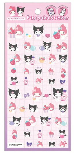 Rakuten - ぴたぷくステッカー シール マイメロディ クロミ 136781 クラックス CRUX　板橋倉庫