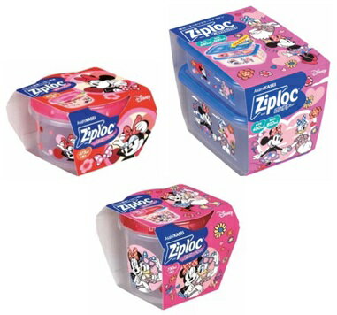 3種セット ジップロック　ミニー　ディズニー　デイジー　スクリューロック　コンテナー　数量限定　埼玉倉庫...