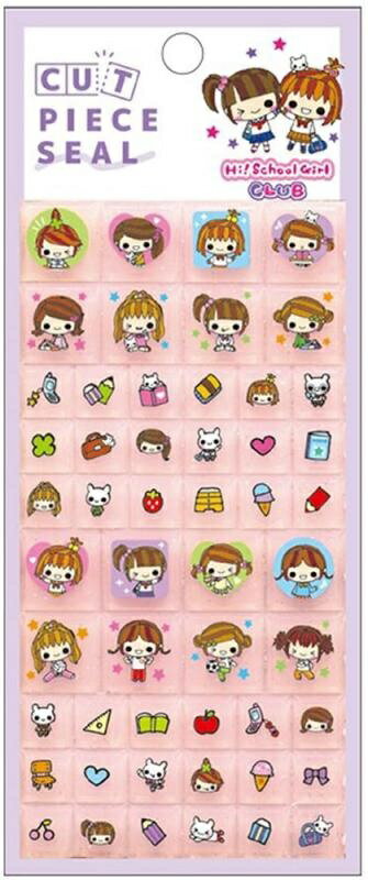 Rakuten - クラックス カット ピースシール ハイスクールガールクラブ 127447 板橋倉庫