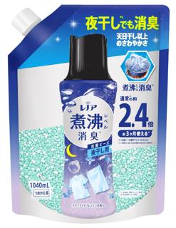 レノア 超消臭 煮沸レベル消臭 抗菌ビーズ 夜干し用 アクアナイトフレッシュ 詰め替え 1,040mL 柏倉庫（楽天・テックイン楽天市場店）