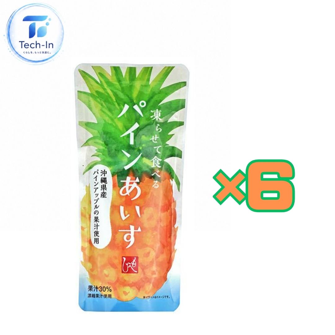 6個セット 凍らせて食べる パインあいす 100g もへじ カルディ 品川倉庫