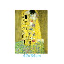 ●＜返品不可＞アート額絵 グスタフ クリムト 接吻 G4-BM070 高精彩巧芸画〜手彩入り〜 F4サイズ 42×34cm三幸 世界の名画 額付き絵画 インテリア繊細で研ぎ澄まされた彼の作品は見るものを虜にし 現在に至っては最も人気のある画家の1人になっている。