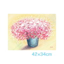 ●<返品不可>アート額絵 洋 美(ようび) 可愛いピンクのブーケ G4-AB057 高精彩巧芸画~手彩入り~ F4サイズ 42×34cm三幸 額付き絵画 おしゃれ しあわせのブーケ 花 現代作家インテリアアート咲き誇る花たちが、あふれんばかりの幸運を招き入れてくれるでしょう。