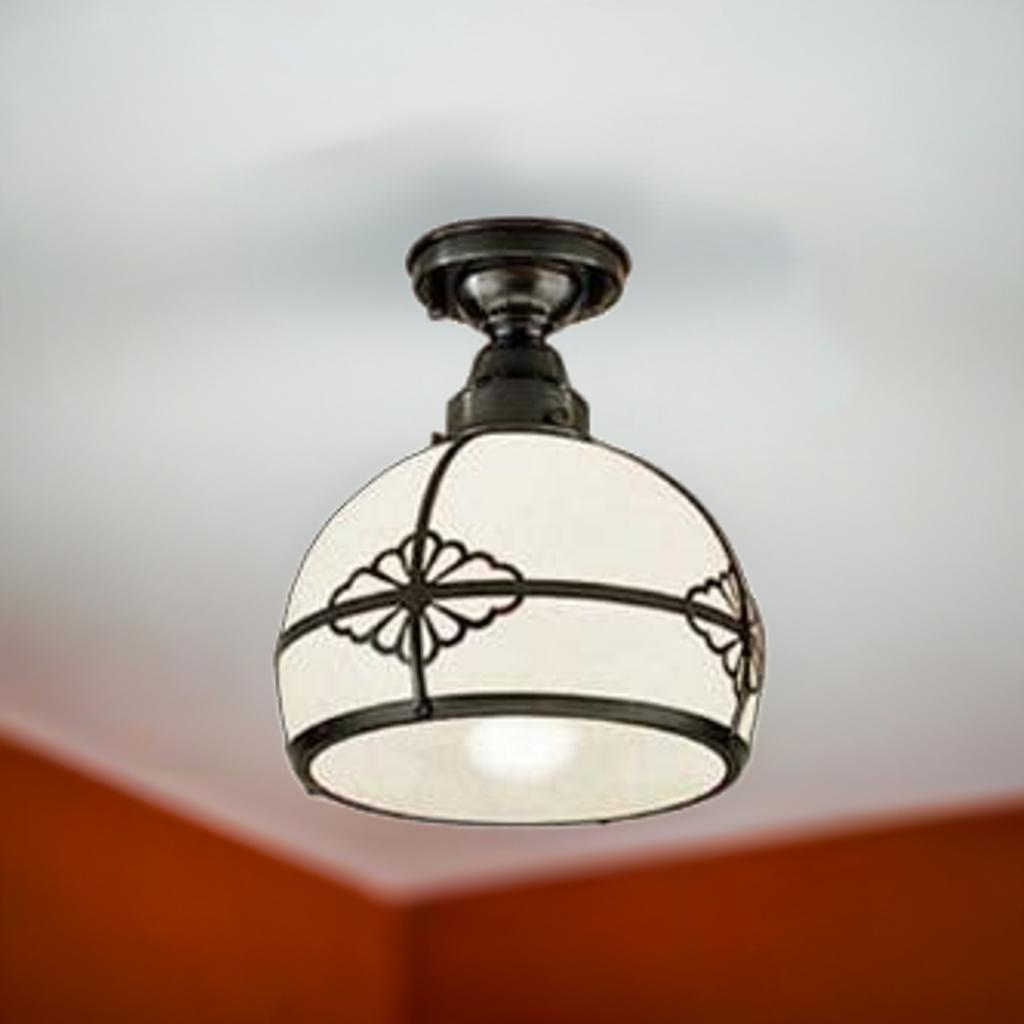 小型シーリングライト LED おしゃれ オーデリック 和 大正浪漫 和モダン ODELIC かわいい 和風 モダン LEDランプ 電球色 昼白色 白熱灯60W相当 天井照明 廊下　ガラス OL291334LR OL291334NR 正規品 和風照明 和風ランプ