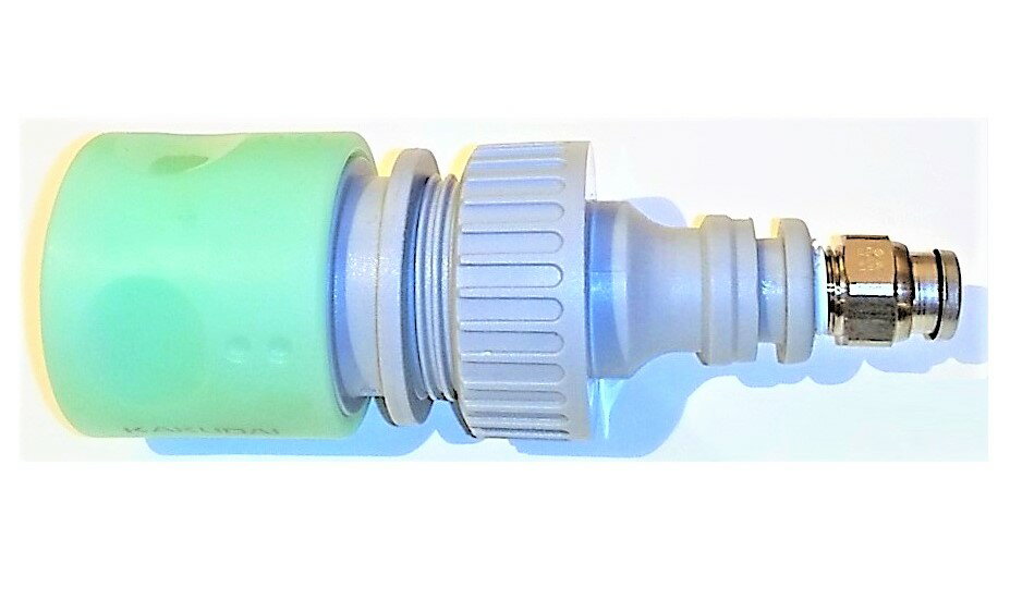 噴霧継手：水道接続ソケット（チューブ外径6mm用）