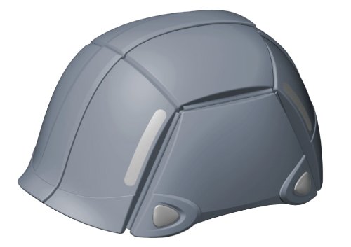 【トーヨーセフティー】TOYO 防災用折りたたみヘルメット BLOOM（ブルーム） グレー No.100 収納性、携帯性に優れた防災用折りたたみヘルメット！ワンタッチでヘルメットに変形！家庭・学校・職場・公共施設等々、皆様の安全の為に備蓄用にオススメです。