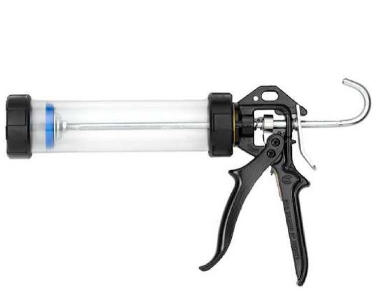 〔PCCOX〕 パワーフローガンコンビ(カートリッジ&ソーセージ併用) 330ml用 軽量 透明筒タイプ