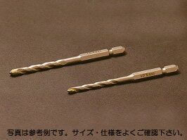 【IKEDA】（イケダ）　［HTD035095］　タイル・瓦用充電ドライバードリルビット　3.5φ×95mm　（有効長：45mm）