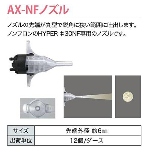 樂天商城 - 【ABC商会】インサルパック AX-NFノズル（HYPER#30FN専用ノズル）（12個/箱） NFN