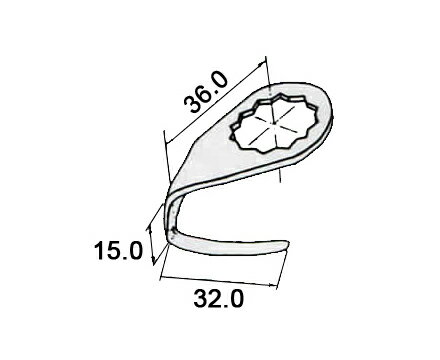 ［ドイツ］Fein（ファイン）［63903147012］U字形ブレード(2枚入り)（スペシャルカッター用）