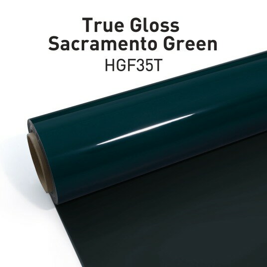KKVINYL カーラッピングフィルム True Gloss Sacramento Green HGF35-T (1.52mx18m)