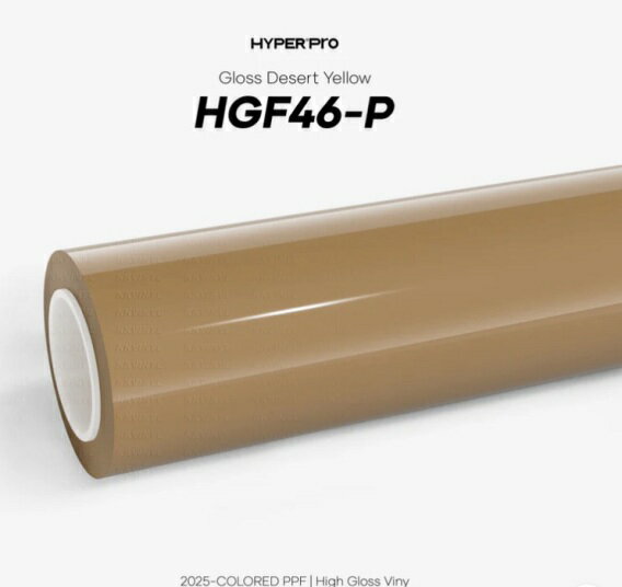 KKVINYL HyperPRO カラーPPF Gloss Desert Yellow HGF46-P(1.52mx15m)