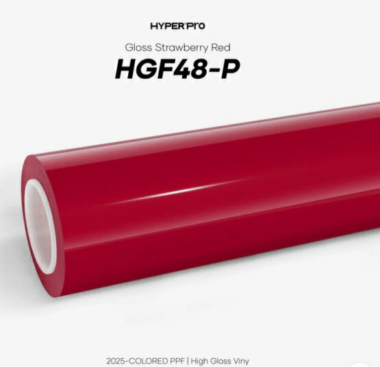 KKVINYL HyperPRO カラーPPF Gloss Strawberry Red HGF48-P(1.52mx15m)