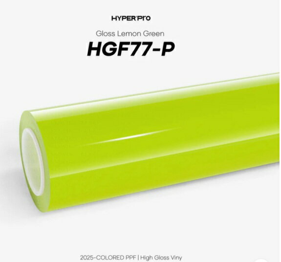 KKVINYL HyperPRO カラーPPF Gloss Lemon Green HGF77-P(1.52mx15m)