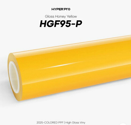 KKVINYL HyperPRO カラーPPF Gloss Honey Yellow HGF95-P(1.52mx15m)