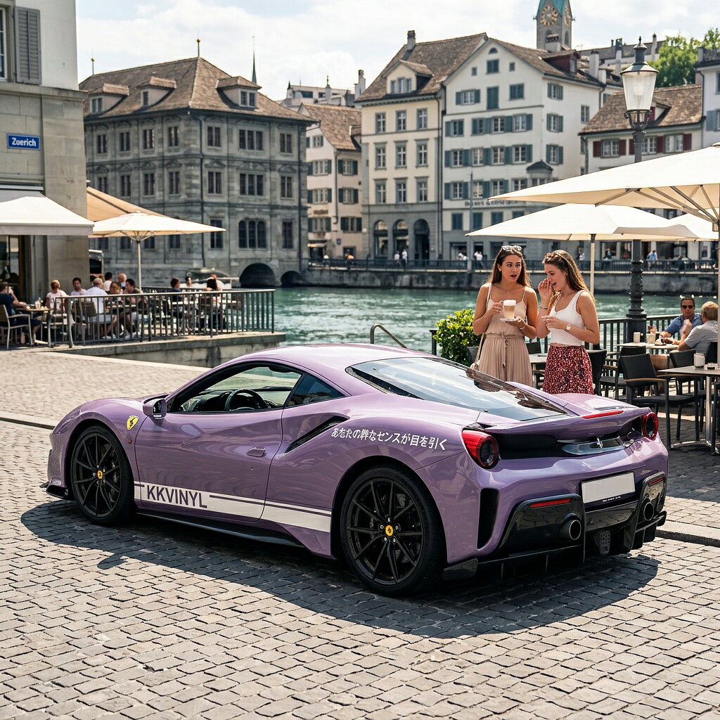 超光沢フィルムです。　センスの良さが人目を惹く愛車になります。