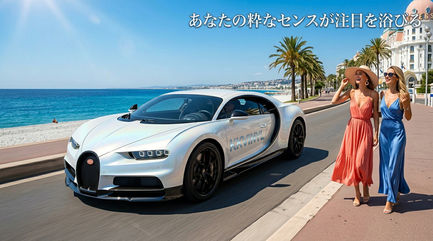 パール調の超光沢フィルムです。　センスの良さが人目を惹く愛車になります。
