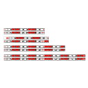 アルミ製標尺　66ロッド60mm巾×6mm厚1m、1.1m、1.5m、2m