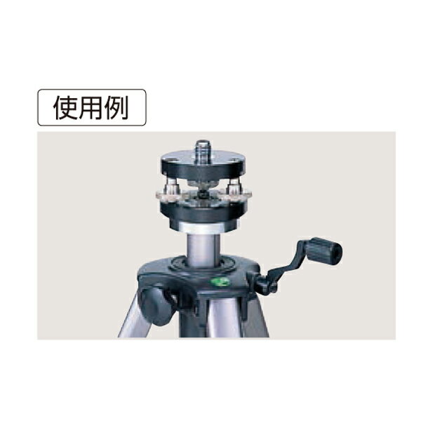水平微調整三脚アダプター RL-TB5/8inch ネジ部貫通孔 レーザー墨出器 三脚整準台【Myzox】【マイゾックス】【送料無料】 2