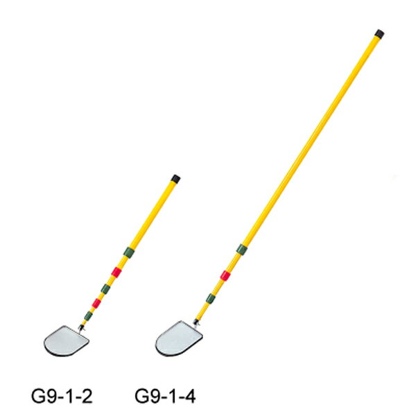 【ハイビスカス】【センシン】【送料無料】下水管点検ミラー 1型 グラスファイバー製2m6段　G9-1-24m4..
