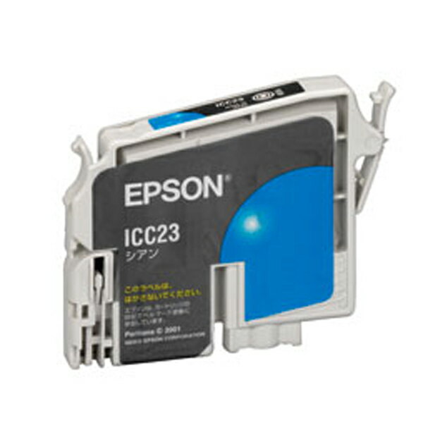 Rakuten - 【新古品】【未使用品】【未開封】EPSON　インクカートリッジ (シアン)ICC23C推奨使用期限：2006.10/2007.05/2016.02【返品不可】【別途送料がかかります】