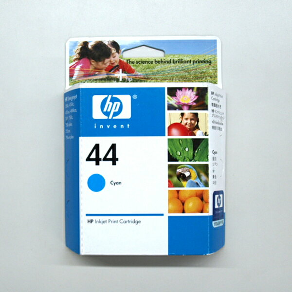 Rakuten - 【新古品】【未使用品】【未開封】hp　 インクジェットカートリッジ (シアン)DESIGNIET44 C【推奨使用期限：2007.12/2009.02】【返品不可】【別途送料がかかります】