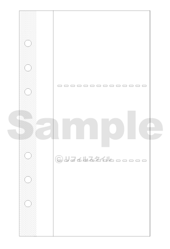 【システム手帳リフィル Davinci】【メール便対象】ダ・ヴィンチ バイブルサイズ 名刺ホルダー (DR326)