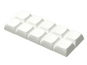 キーボード修理交換用 ブランク・キーキャップ (ホワイト) 高さ8.8mm (10個セット)