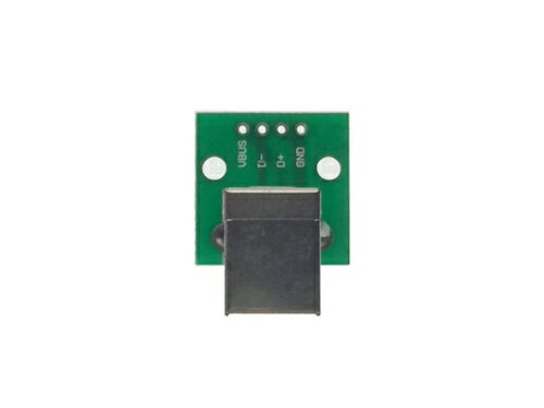 USB Type-Bコネクタ to 2.54mmピッチ・ピンヘッダ変換基盤 その1
