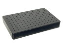 塗装スタンド (150 x 100mm 126ホール プラスチック製 ブラック) ペインティング スタンド 塗装ベース クリップスタンド フィギュア プラモデル用