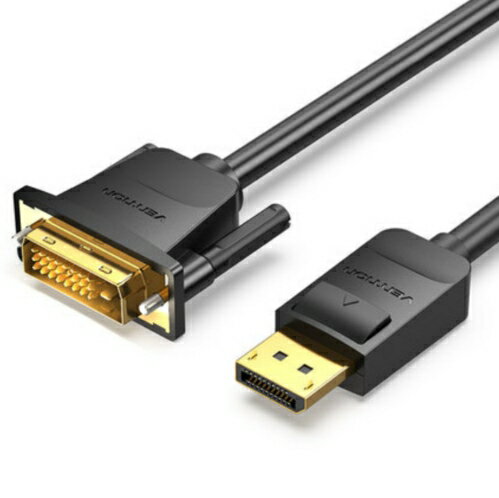 DP DisplayPort to DVI変換ケーブル (2m) DP出力 DVI入力 単方向 DisplayPort Ver1.2 ラッチ付き オス/DVI デュアルリンク 24ピンDVI-Dオス