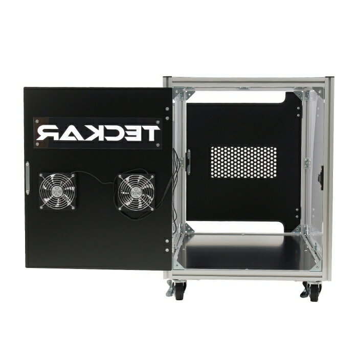 組立完成品 【送料無料】 サーバーラック アルミ構造 横55cm×奥行90cm×高さ75cm PC サーバー 収納 ゲームラック パソコンラック ケース 埃 ほこり USBファン搭載 排熱機能 キャスター付 防塵ラック 収納ラック ネットワーク機器 アルミニウム合金 スタイリッシュ cpu 収納 [2]