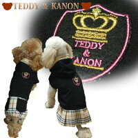 【メール便2枚までOK】☆2015新作☆【TEDDY&KANON】チェックスカートワンピース&カバーオール(つなぎ)☆犬服犬用【小型犬〜中型犬用】【チワワ・ダックス・プードル、キャバリア、柴犬etc】【RCP】