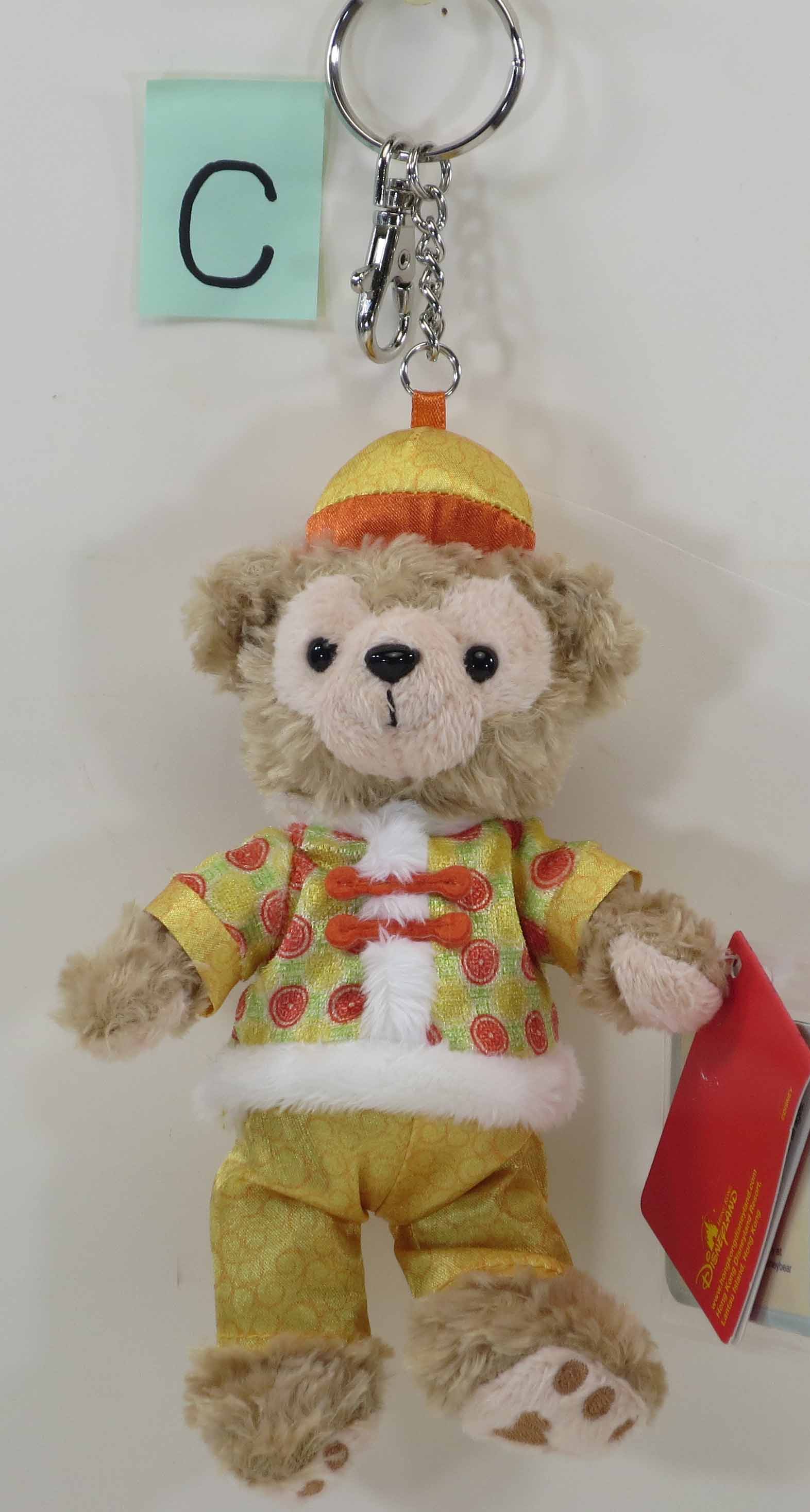 香港ディズニー2017年春節バージョン・ダッフィーキーチェーン