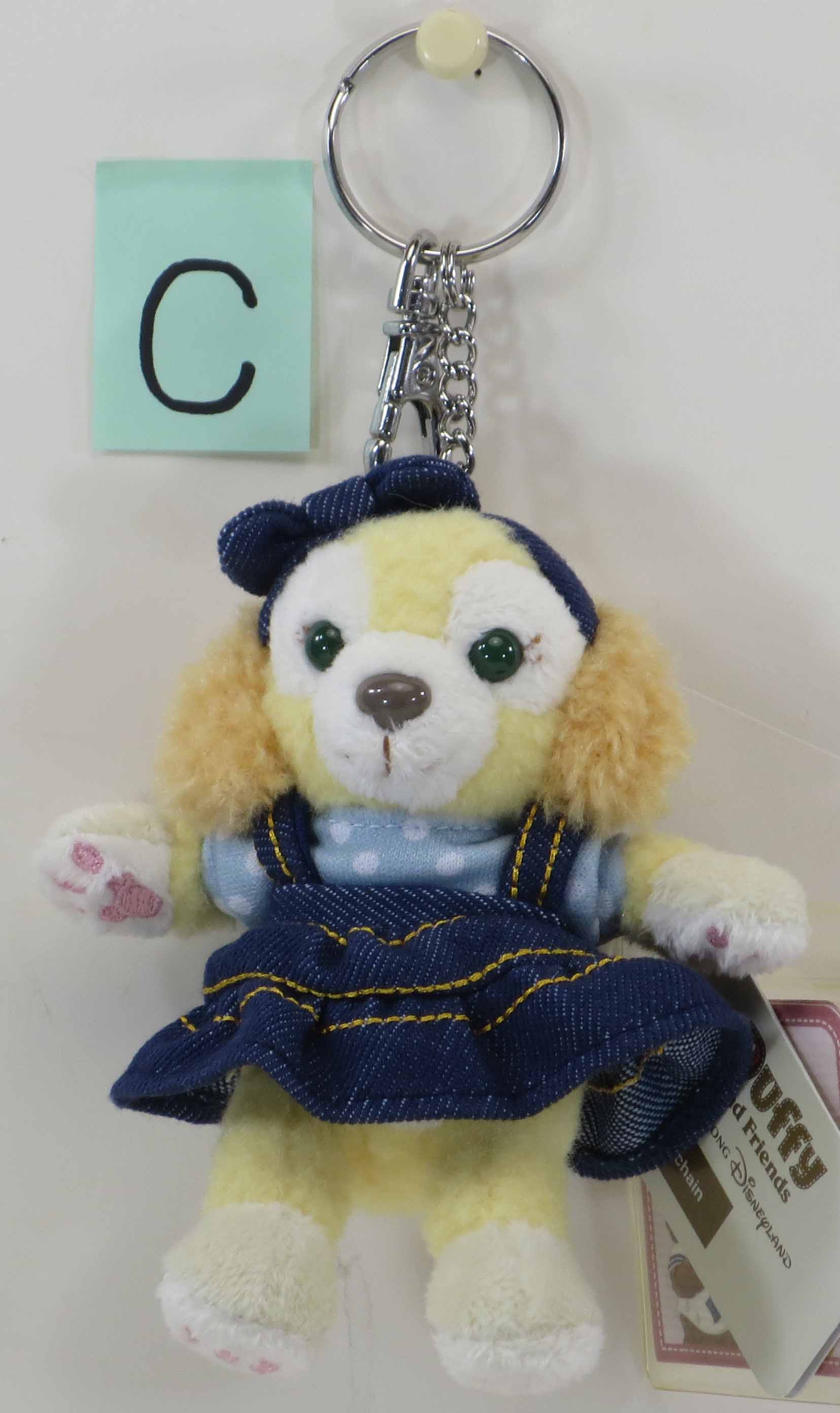 香港ディズニー・デニムクッキーアンキーチェーン