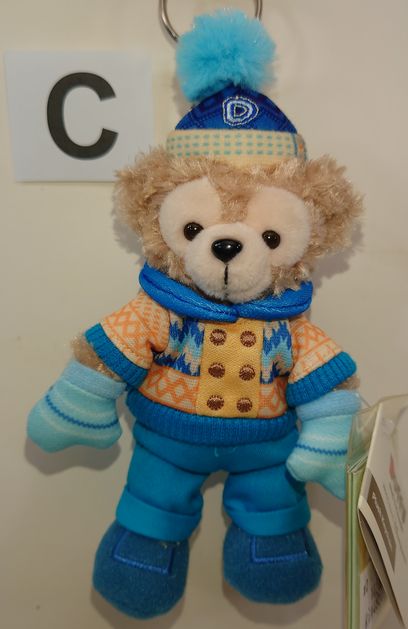 Bear - 香港ディズニー2019年冬バージョン・ダッフィーキーチェーン