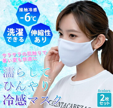 クールマスク 接触冷感 夏用マスク 洗えるマスク 2枚セット ひんやりマスク メッシュ 立体型マスク 急速冷感 メンズ レディース ユニセックス 無地 涼しい カジュアル 立体型 繰り返し使える ゴム調節ストラップ 日焼け対策 伸縮性 白 黒