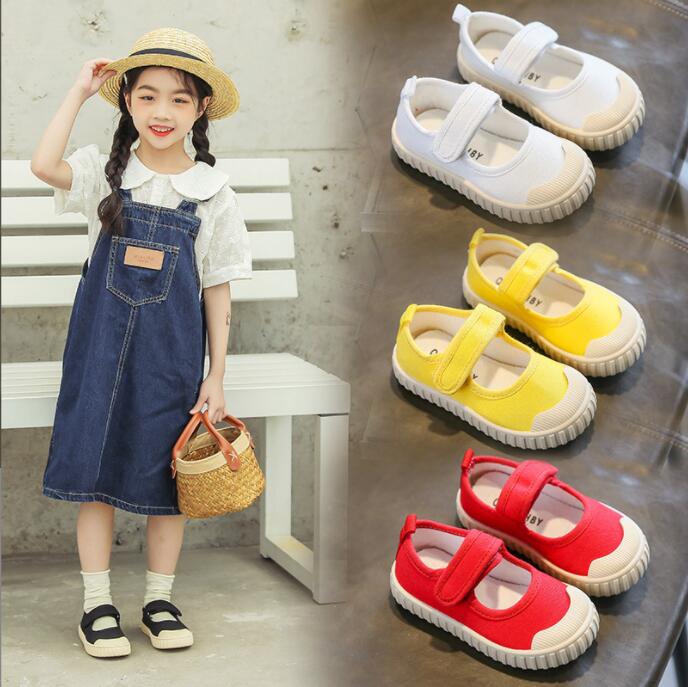 キッズ スニーカー 子供 靴 マジックテープ ベビー シューズ シンプル 無地 紐なし 通気性 履きやすい ..