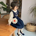 【送料無料】オーバーオール ジャンスカート サロペットワンピース キッズ ベビー服 子供服 デニム スカート サロペット ジーンズ 女の子 秋 春 ジュニア お...