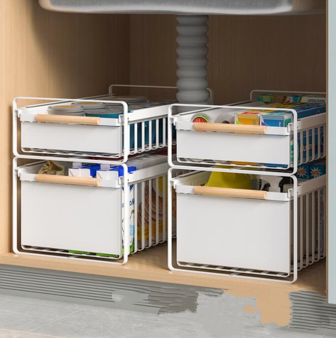 収納ラック キッチン 収納 引き出し 調味料 ラック 調味料収納ラック キッチン 収納 台所収納 スライドラック 大容量 キッチン収納ラック 隙間収納 組立簡単