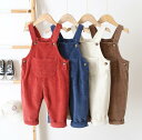 オーバーオール 子供服 サロペット パンツ コーデュロイ 女の子 男の子 オーバーオール キッズ ベビー オールインワン シンプル 長ズボン 可愛い キッズ 無...