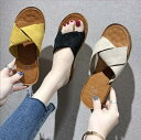 サンダル レディース カワイイ フラット サンダル レディース 靴 歩きやすい ローヒール 美脚靴 シューズ レディース サンダル スリッパ 滑り止め ビーチ...