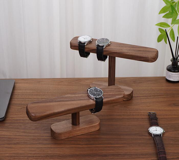 腕時計スタンド おしゃれ 木製 ウオッチスタンド ショーケース 時計ディスプレイ 時計スタンド ブレスレットスタンド 時計置き台 腕時計置き 時計収納 アクセサリー展示