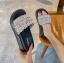 厚底サンダル パール付きサンダル レディース靴 柔らかい素材 ビーチサンダル コンフォートサンダル 5cmヒール レディース 靴 夏 歩きやすい ビーサン ...